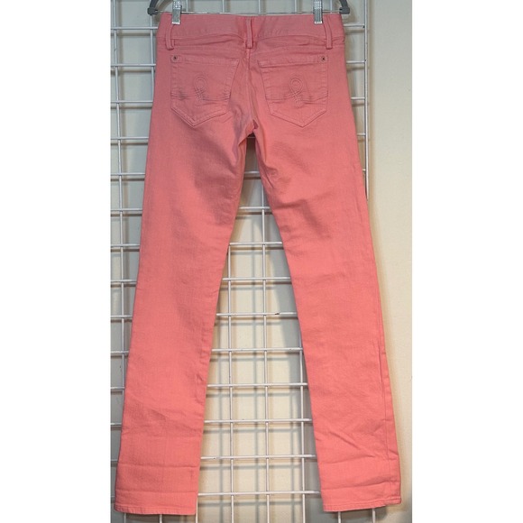 Lilly Pulitzer Worth Straight Jean Pink Denim Pants Womens size 2 29Wx32.5L - Picture 3 of 12